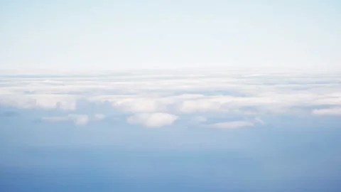 4K Aerial View of Flowing Clouds Stock Footage 90073431
