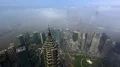 4K Aerial View Of High-Rise Buildings With Huangpu River In Shanghai, China. 4k or 4k+ Resolution