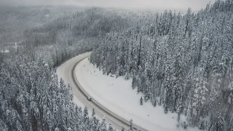 4k - Aerial view of a landscape Stock Footage 72076002
