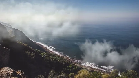 4k - Aerial view of a landscape Stock Footage 72078170