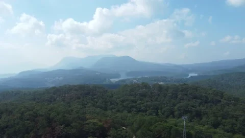 4K Aerial view from outside Da Lat Video stock 201770543