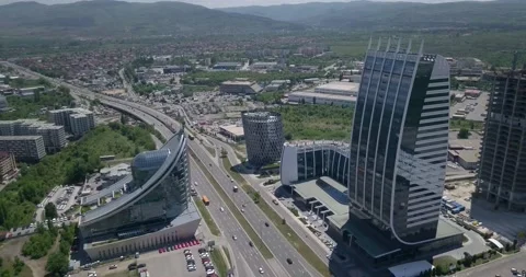 4K Aerial view of Sofia 2 Stock Footage 140811231