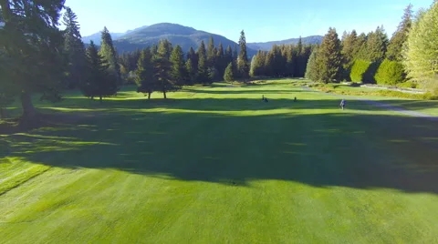 4K Aerial Views of Golf Course Stock Footage 55282227
