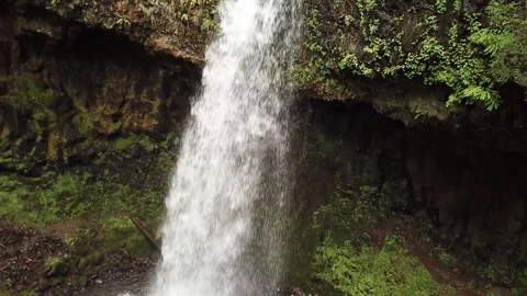 4k aerial waterfall Stock Footage 90534209