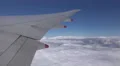 4k Aeroplane flight window seat view fast moving clouds 4k or 4k+ Resolution