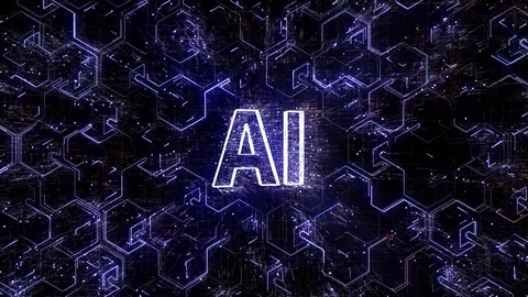 4k AI Artificial Intelligence Brain circuit,Matrix binary computer code text. Stock Footage 115472156