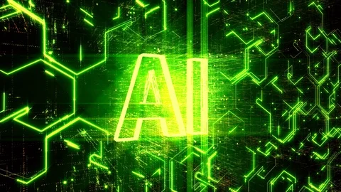 4k AI Artificial Intelligence Brain circuit,Matrix binary computer code text. Stock Footage 115472731