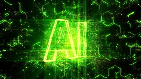 4k AI Artificial Intelligence Brain circuit,Matrix binary computer code text. Stock Footage 115472884