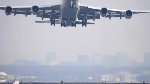 4K Airplane Take off Stock Footage 87018159