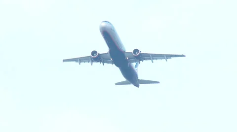 4K Airplane with vortex take off Stock Footage 38744870