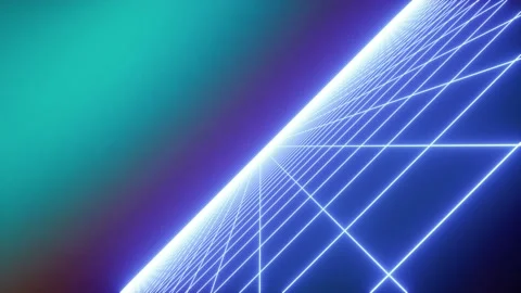 4k Along Diagonal Grid. Loop Background Stock Footage 148169381