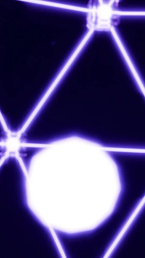 4K Alpha - AI-optimized Close-up Neural Network Glow - Violet Synaptic Connec... Stock Footage 332838958