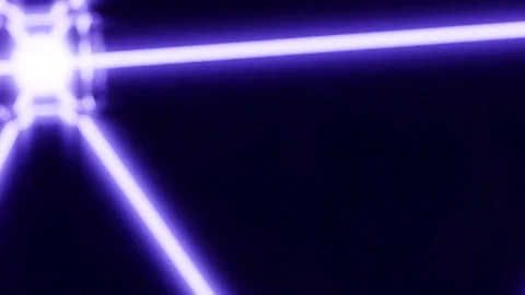 4K Alpha - AI-optimized Close-up Neural Network Glow - Violet Synaptic Connec... Stock Footage 332839813