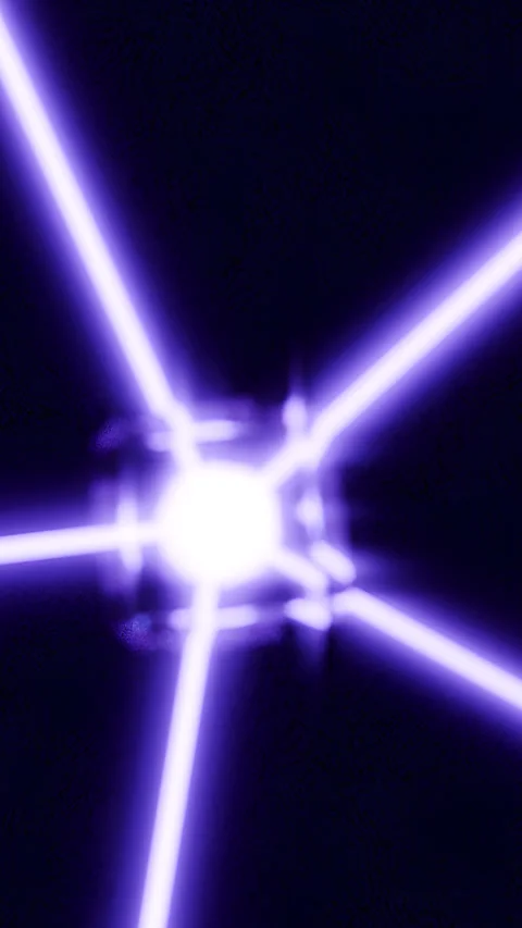 4K Alpha - Deep-learning Close-up Neural Network Glow - Violet Synaptic Conne... Stock Footage 332839559