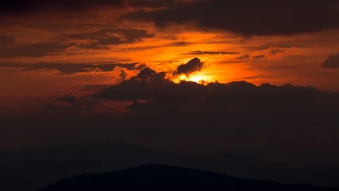 4K Amazing sunset Stock Footage 119119698