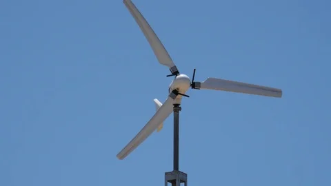 4K. Anemometer rotating Video stock 78109944