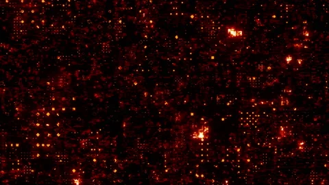 4k Animated Abstract Digital Texture Video stock 155054639