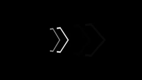 4K Animated Arrow direction sign on black background, Direction banner. Stock Footage 332959651
