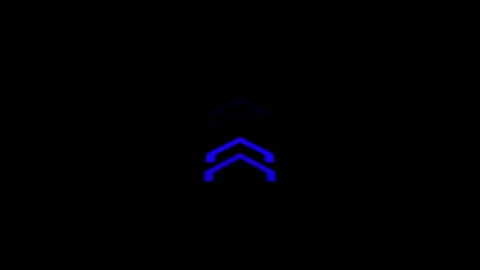 4K Animated Arrow direction sign on black background, Direction banner. Vídeo Stock 332959658