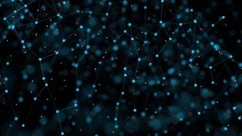 4k animated background of interconnected dots Stock Footage 115887331
