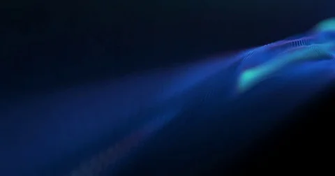 4K animated background loop with audio elements. 3D abstract digital wave. Stock Footage 69827090