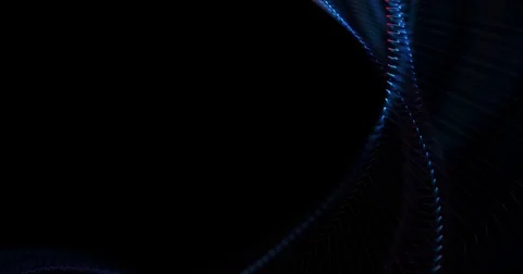 4K animated background loop with audio elements. 3D abstract digital wave. Stock Footage 69829537