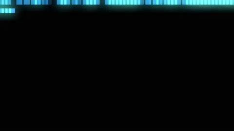 4k animated background of running and shimmering squares Stock Footage 131816684
