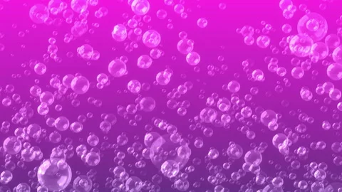 4k Animated Bubbles Pink Background Video stock 113460258