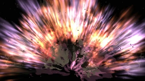 cartoon explosion background