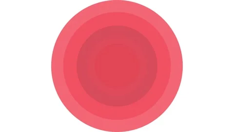 4k animated circles isolated in white background Stock Footage 273770639