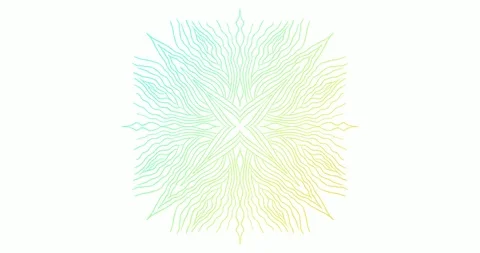 4K animated circular pattern design drawing. Video stock 116738866