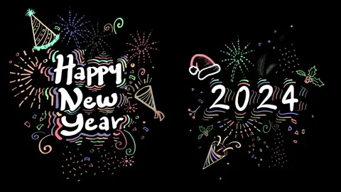 4K Animated Creative Design Glowing Vídeo Stock 253642397