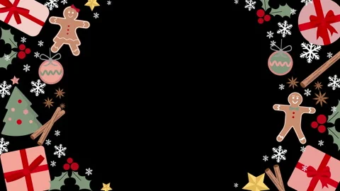 4K Animated Creative Design Glowing Video stock 260105434