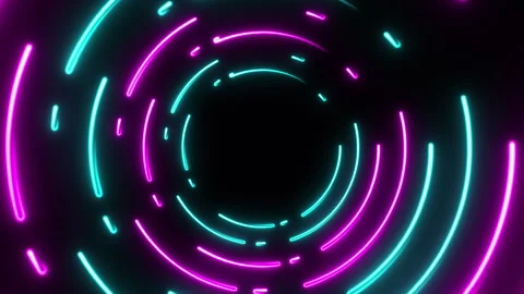 4K Animated Creative Design Glowing Video stock 268659967