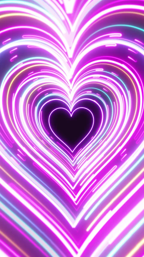 4K Animated Creative Design Glowing Video stock 268665612