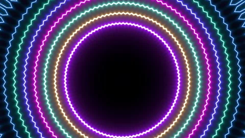 4K Animated Creative Design Glowing 스톡 동영상 268975324