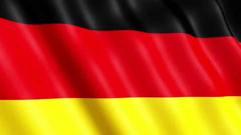 4K Animated Flag of Germany Vidéo 107010762
