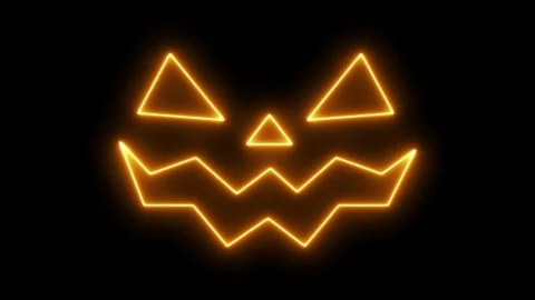 4k Animated Flat style pumpkins and leaves motion pattern design Stock Footage 251461267