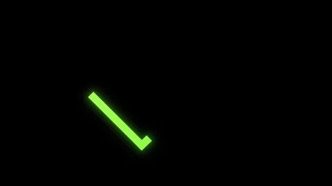 4K Animated Green Check Mark and Red Cross Symbols 動画素材 303331949