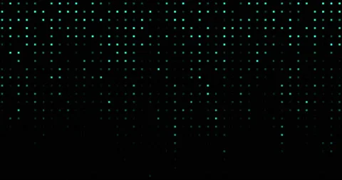 4k animated matrix green blue grid. Animation background. HD design element Stock Footage 163348911