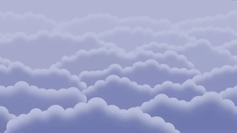 4K Animated Sea of Clouds with Texture Morphing Loop Video stock 346203890