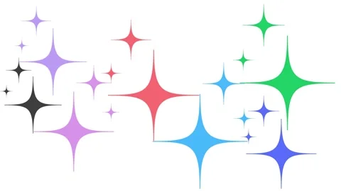 4k animated star patterns isolated in white background Stock Footage 274335403