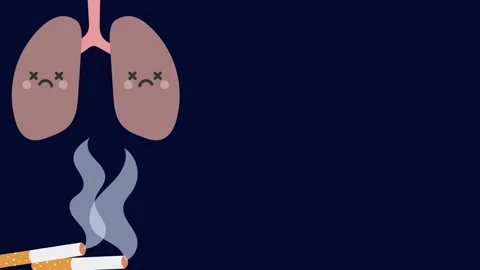 4K animated video promoting No Tobacco Day Video stock 306139577