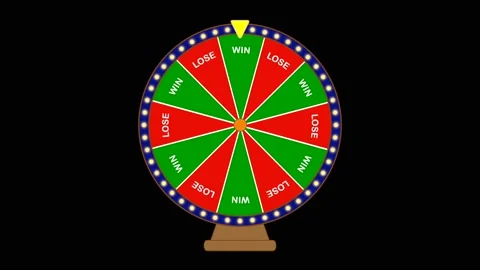 4K Animated Wheel of Fortune or Lucky Sp... | Stock Video | Pond5