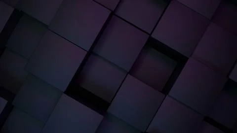 4K Animation of Abstract Chaotic Cubes Background Stock Footage 163670603