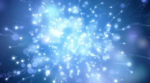 4K Animation. Abstract motion background, shine, light, particles, rays, loop. Stock-Footage 45185441