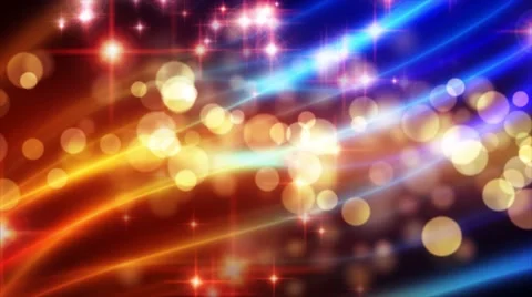 4K Animation. Abstract motion background, shine, light, particles, rays, loop. Stock-Footage 48479143