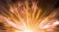 4K Animation Abstract motion background, shine, fire, abstarct particles, loop. 4k or 4k+ Resolution