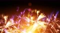 4K Animation Abstract motion background, shine, fire, abstarct particles, loop. 4k or 4k+ Resolution
