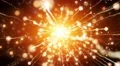4K Animation. Abstract motion background, shine, light, particles, rays, loop. 4k or 4k+ Resolution